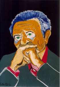  Milan Lasica, Slovak actor (43*61cm, Jan. 2002)